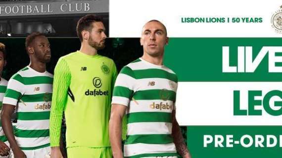 Celtic, un po' di Inter nell'home kit 2017/18: presentata la maglia commemorativa della finale 1967