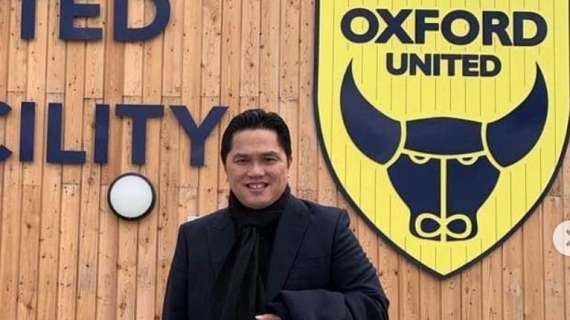 Thohir, ora l'avventura con l'Oxford United: "Speriamo di portare avanti lo spirito del club"