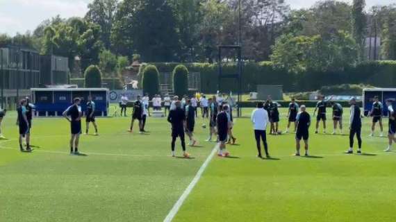 VIDEO - Inter-Milan, i nerazzurri si allenano al Suning Training Centre. Buona notizia: Correa è in gruppo