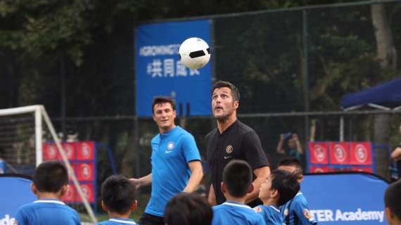 Zanetti e Julio Cesar visitano l'Inter Academy Jiangsu