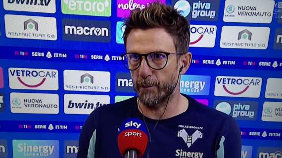 Verona, Di Francesco a Sky: "Paghiamo le ingenuità, Correa decisivo"