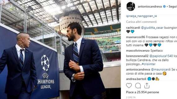 Scambio di battute tra Candreva e Icardi sul tema dello... stile