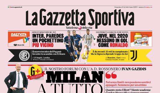 Prima pagina GdS - Inter, Paredes un Pochettino più vicino