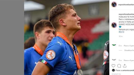 Italia U-17, Esposito: "La sconfitta con l'Olanda fa molto male, ma dobbiamo rialzarci"