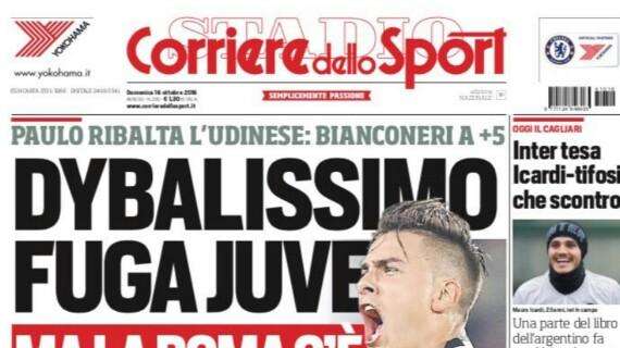 Prima pagina CdS - Icardi, scontro con i tifosi