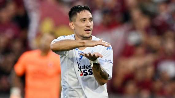 Empoli, infrazione al naso per Satriano. Rabbia del club per l'arbitraggio di Marinelli