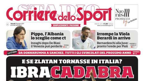 Prima pagina CdS - E se Zlatan tornasse in Italia?