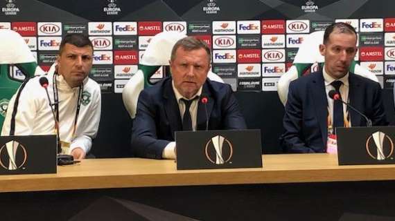Ludogorets, Vrba: "Buona gara, ma che errore sul loro secondo gol"