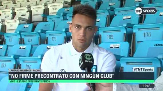 Lautaro Martinez frena: "Non ho firmato alcun pre-contratto, giocherò dove mi troverò più a mio agio"