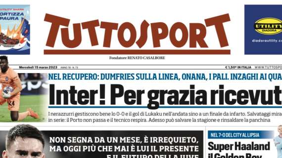 Prima TS - Inter! Per grazia ricevuta. Finale da infarto: salvataggi miracolosi in serie 