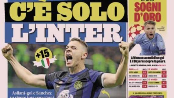 Prima GdS - C’è solo l’Inter: batte 2-1 il Genoa e vede lo Scudetto