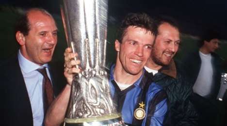 VIDEO - LE PARTITE DEL GIORNO - Due a zero alla Roma, l'Inter ipoteca la Coppa Uefa '91