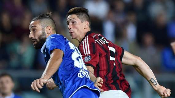 Torres-Honda, è rimonta Milan: finisce 2-2 a Empoli