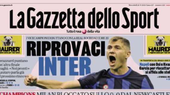 Prima GdS - Riprovaci Inter