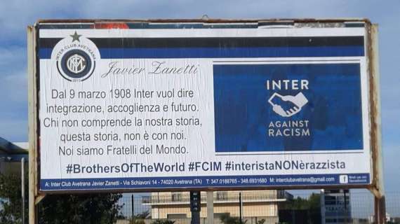 L'Inter Club Avetrana si 'espone' contro il razzismo