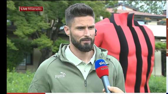 Milan, Giroud a Sky: "So come si preparano queste partite. Leao? Se sente sensazioni strane è meglio fermarsi"