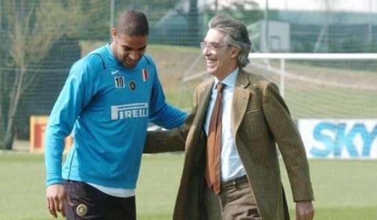 Adriano: "Moratti è il mio secondo padre, l'Inter è triste senza di lui. Io..."