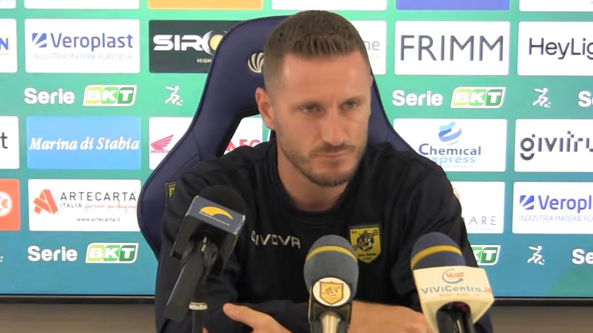 De Pieri a segno con la Juve Stabia, il tecnico Abate: "Contento per i gol dei giovani"