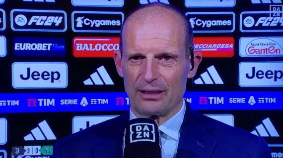 Allegri: “Inter lepre? Come giocare a guardie e ladri, i ladri scappano e le guardie rincorrono”