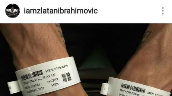 Ibrahimovic rassicura dopo l'intervento al ginocchio: "Ci godremo una mia partita insieme presto"