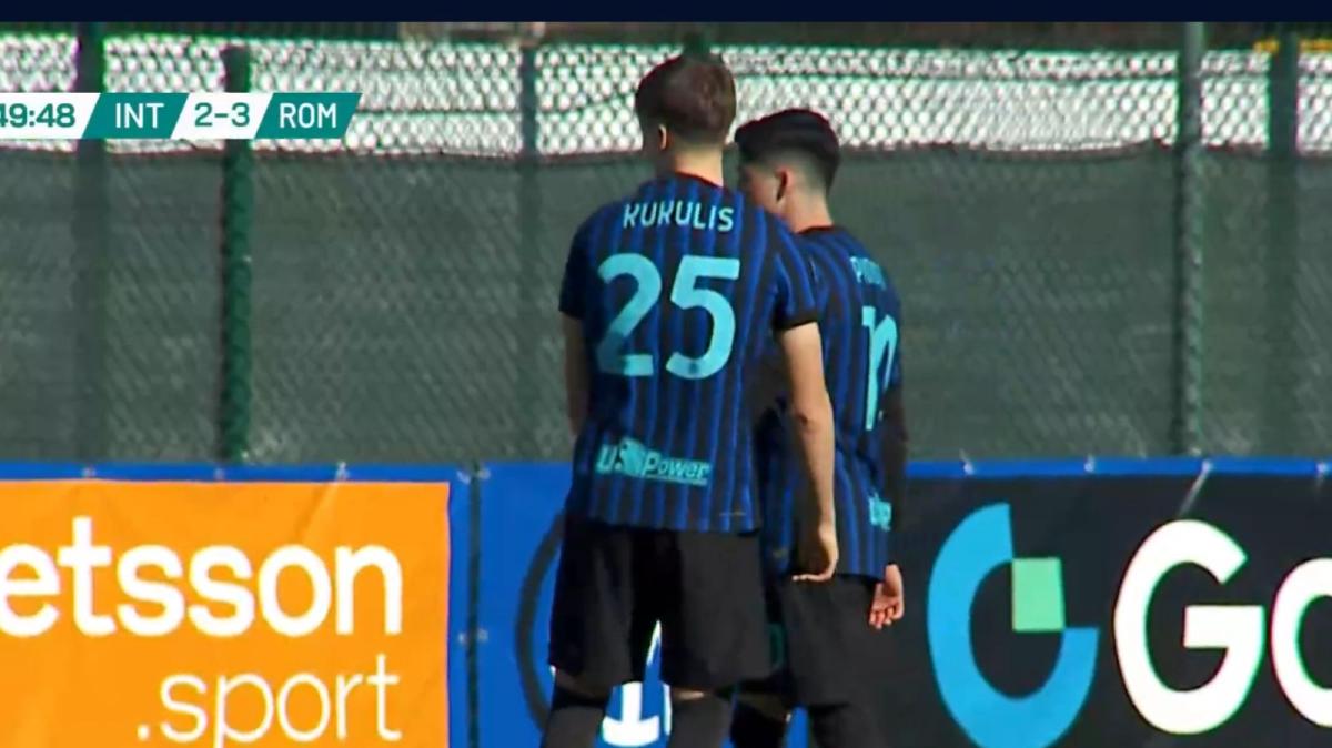 LIVE PRIMAVERA - Inter-Roma 2-3, 53' - Fallaccio di Kukulis su Terlizzi: Castellano estrae il rosso diretto. Inter in dieci