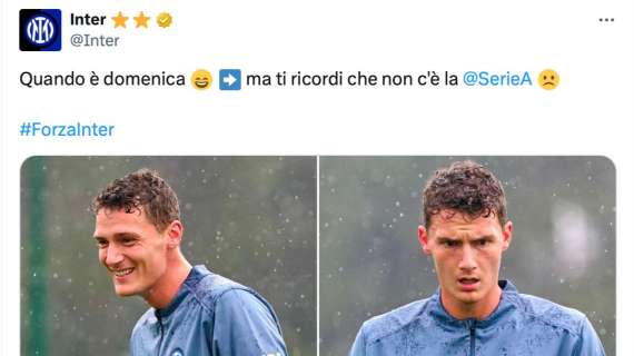 Domenica senza la Serie A, Pavard diventa il volto della 'sofferenza' dei tifosi interisti