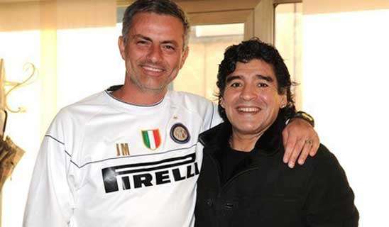 Maradona: "Mourinho è il top. Guardiola invece..."