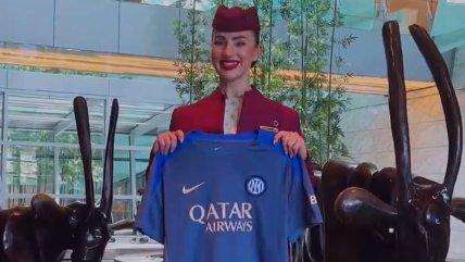 Qatar Airways sui social: "Il nuovo Training Kit è appena atterrato all’Inter"