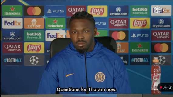 Thuram: "Triste dopo Como, non arrabbiato. Non dobbiamo pensare a Istanbul, non sarà una rivincita"