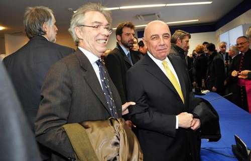 Galliani attacca sul derby! Moratti: "Ma chissene..."