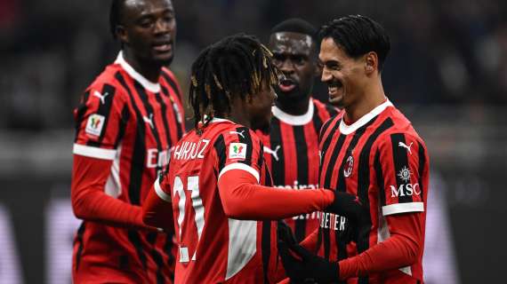 Coppa Italia, il Milan annienta il Sassuolo con un 6-1 senza storie: rossoneri ai quarti 