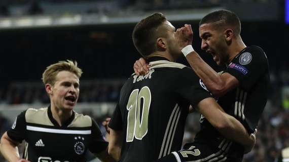 UCL - Super Ajax! Poker al Bernabeu, il Real Madrid saluta. Passa anche il Tottenham: 1-0 al Borussia Dortmund