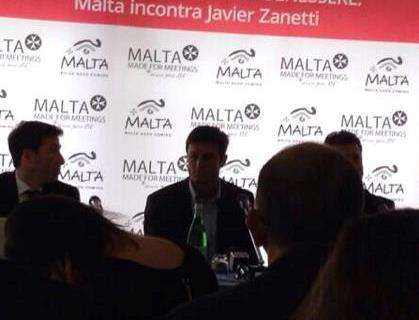 Zanetti testimonial di Malta: "L'idea è nata così"