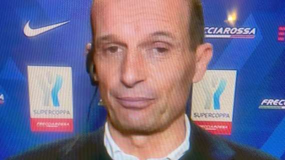 Allegri a Sky: "Fa male veder festeggiare gli altri"