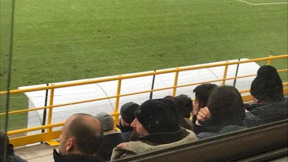 Inter-Novara, nutrita rappresentanza nerazzurra in tribuna al Breda: Spalletti, Ausilio, Baccin e Samaden