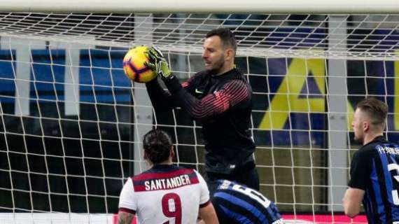 Inter-Bologna - Handanovic il migliore, sul podio solo difensori