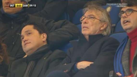 FOTO - Thohir a fianco di Moratti assiste alla partita