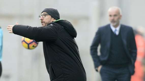 Sassuolo, Di Francesco: "Concesso poco all'Inter"