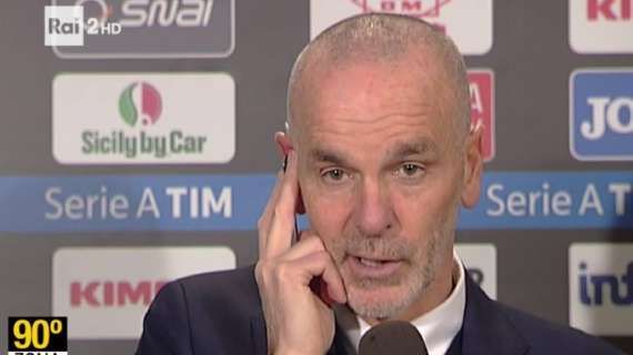 Pioli alla Rai: "Dobbiamo portare più giocatori al tiro. Formativa anche l'esperienza di Palermo"