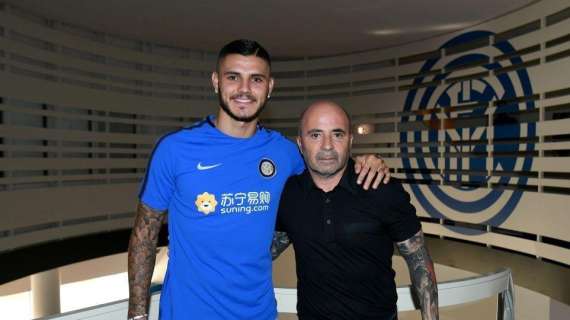 Sampaoli incontra Icardi, il vice Beccacece a Sesto San Giovanni per Colidio