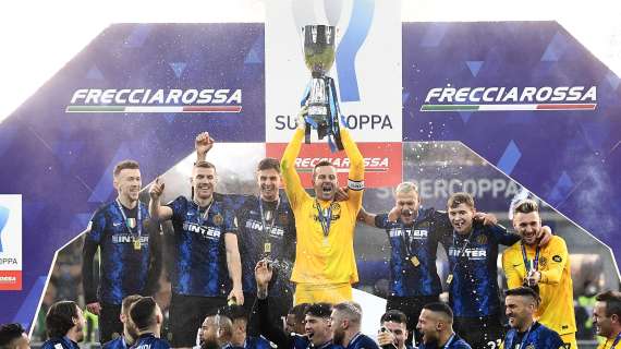 Un anno fa la vittoria della Supercoppa: l'Inter ricorda il successo sulla Juventus