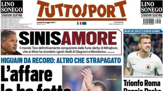 Prima pagina TS - Pioli affonda con Icardi