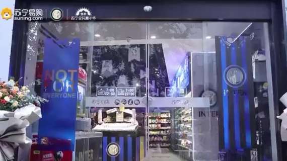 Suning, aperto a Shanghai il primo ministore in collaborazione con l'Inter