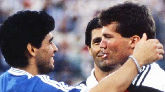 Matthäus e Brehme salutano Maradona: "Rip, un giorno triste per il mondo del calcio"