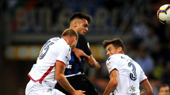 L'Inter usa la testa: terzo centro su inzuccata, meglio fa solo il Cagliari