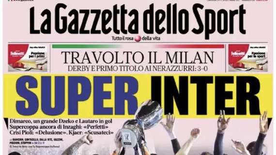 Prima GdS - Super Inter, travolto il Milan