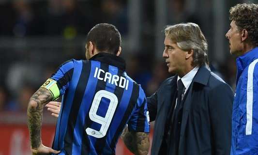 CdS - Post-Carpi: confronto Mancini-Icardi. I due hanno visioni differenti. Con la Juve toccherà a Jovetic