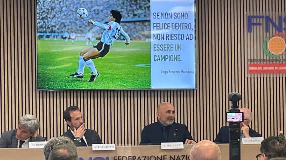 Spalletti: "La pressione? Ci son club che hanno nome e forza, ma bisogna stare attenti coi messaggi che si mandano"