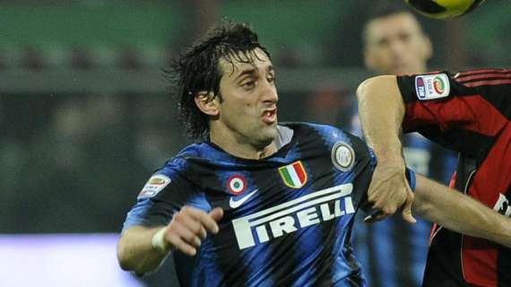 Sportmediaset: "Milito è recuperato per il derby"