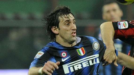 Novità su Diego Milito: tornerà tra 15 giorni